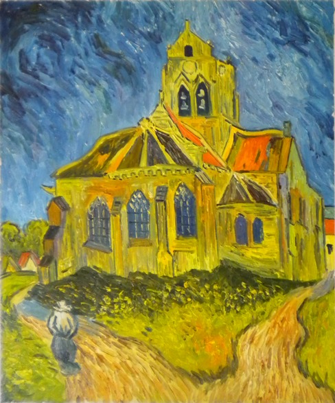 store falso d'autore Chiesa ad Auvers di Vincent Van Gogh